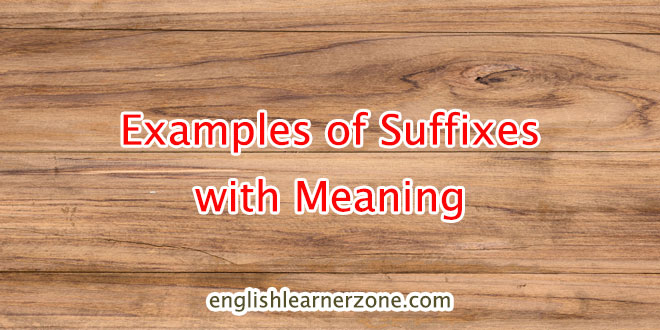 guide to prefixes and suffixes