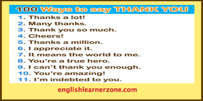 100 Other Ways to Say Thank You