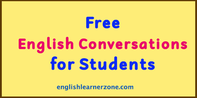english conversations examples for students