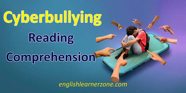 Cyberbullying Awareness Reading Comprehension Worksheet for Middle School